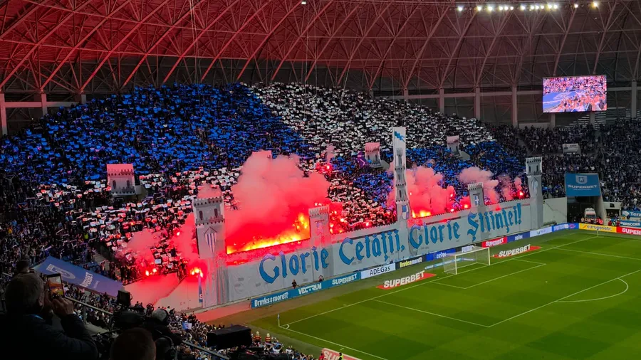 Universitatea Craiova este noua campioană a României. „U” Cluj a fost învinsă categoric, scor 5-0, după ce a jucat o repriză în inferioritate