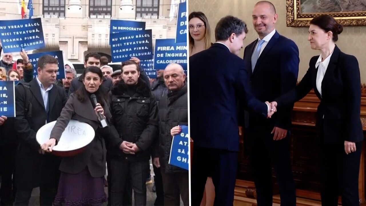 Fostul președinte PNL București, ministrul Muncii în Guvernul Orban, în delegația USR de la Cotroceni. Violeta Alexandru s-a remarcat printr-un protest cu un lighean pe vremea primarului Firea