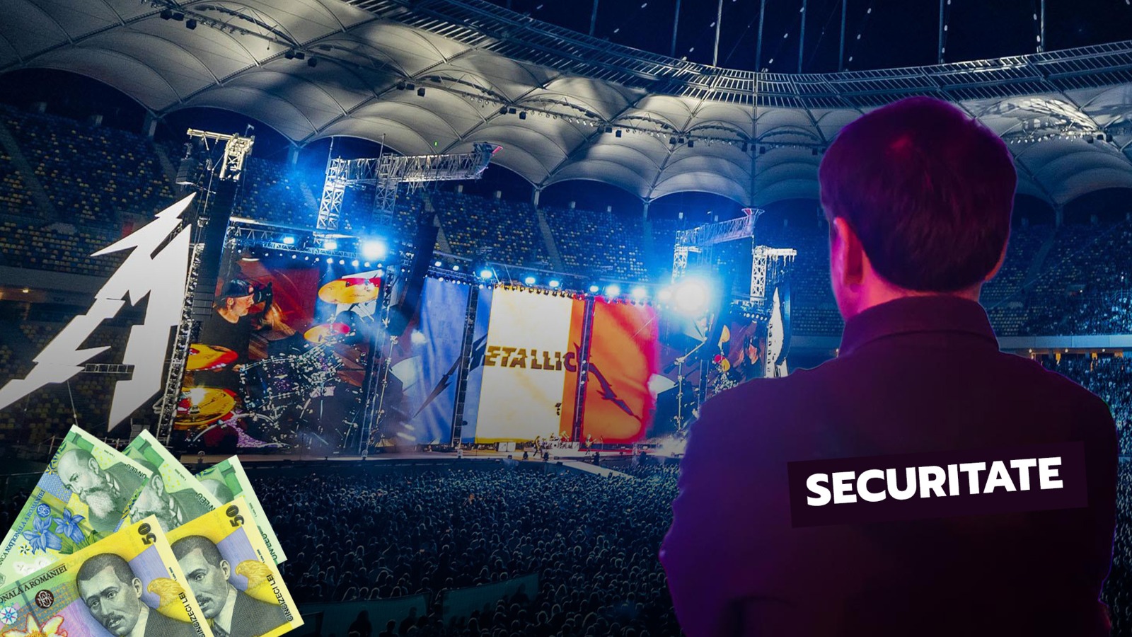 Cu ce sume au fost ofertați bodyguarzii de lux pentru concertul Metallica