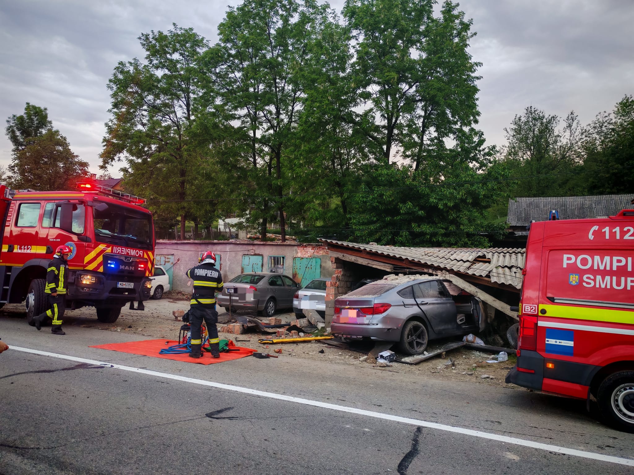 Accident grav în Rebrișoara: șofer fără permis