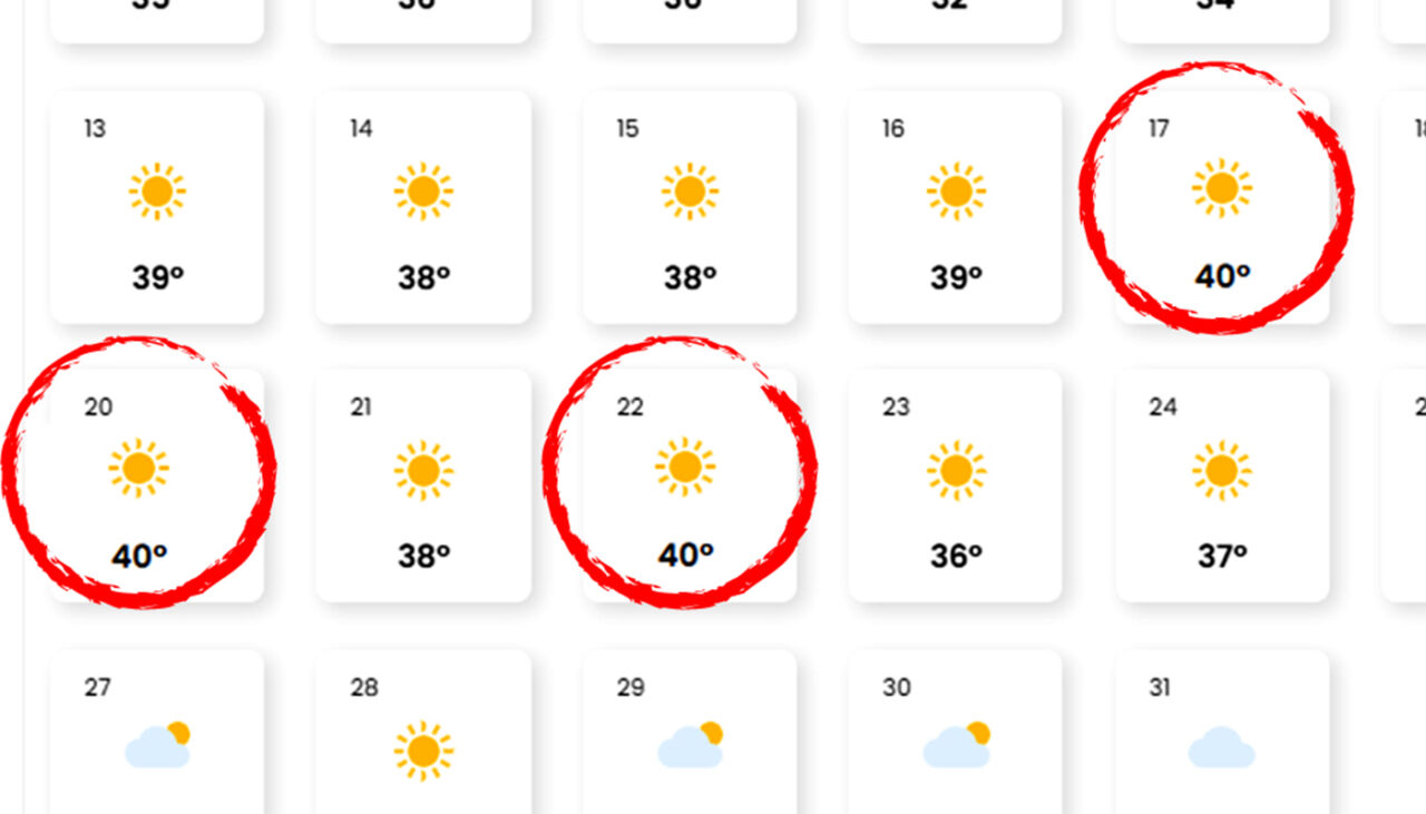 Orașul din România în care vor fi 40 grade Celsius în iulie 2026, potrivit meteorologilor EaseWeather