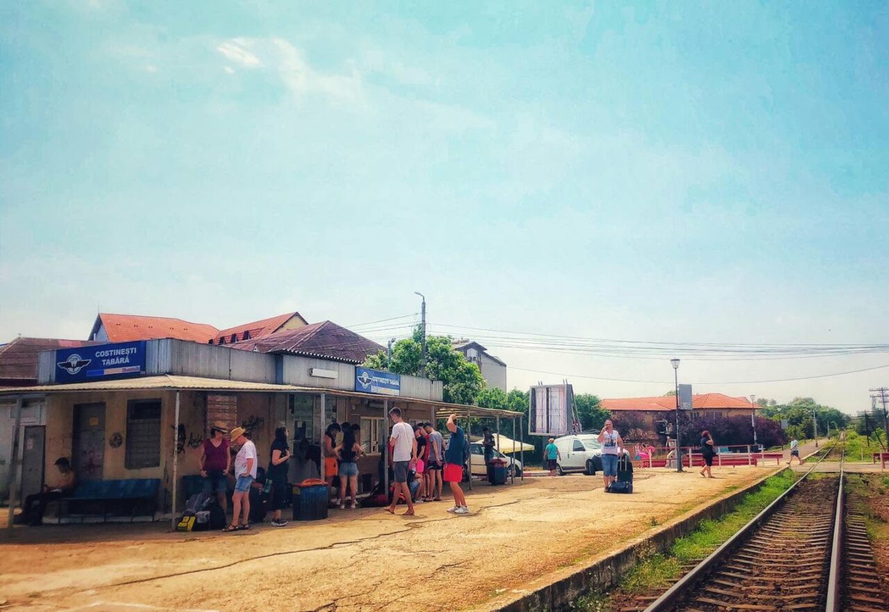 Gara Costinești Tabără rămâne închisă din cauza lucrărilor d