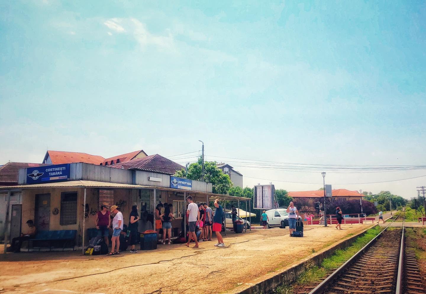 Gara Costinești Tabără rămâne închisă din cauza lucrărilor