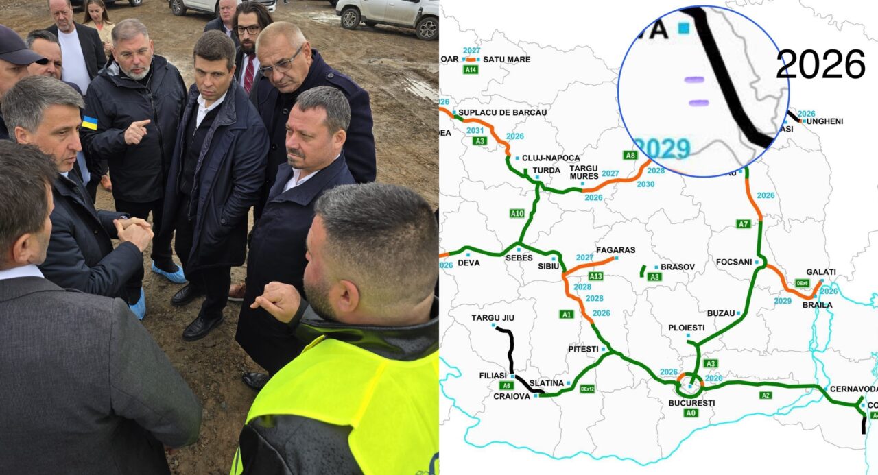 Autostrada Moldovei intră în etapa de asfaltare. Când vor fi gata cei 320 km până la Pașcani