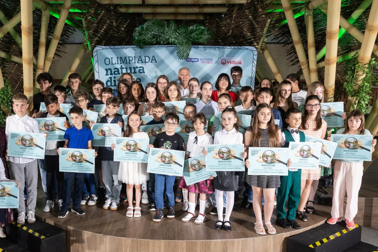 Comunicat: Veolia România a premiat câștigătorii concursului de biodiversitate „Olimpiada Natura dintre Ape”