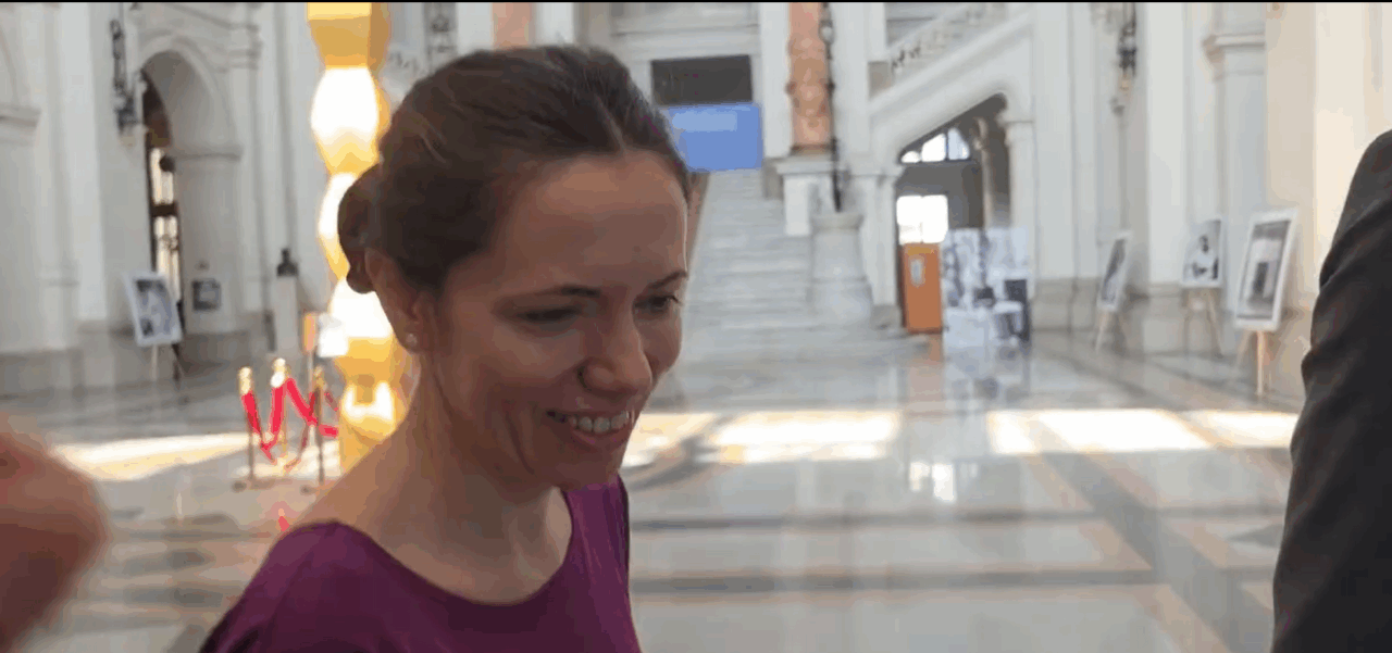 Mirabela Grădinaru, concubina lui Nicușor Dan, a ajuns la Cu