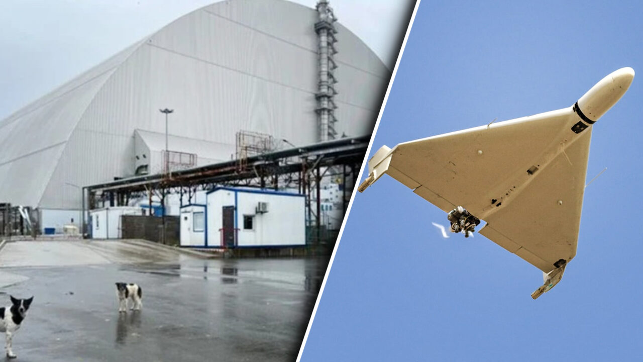 O dronă Shahed a lovit un depozit de combustibil nuclear uza