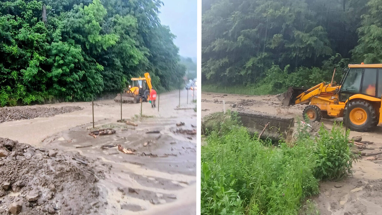 Trafic blocat pe DN 10, județul Buzău. Nu este posibil de estimat când va putea fi reluat traficul
