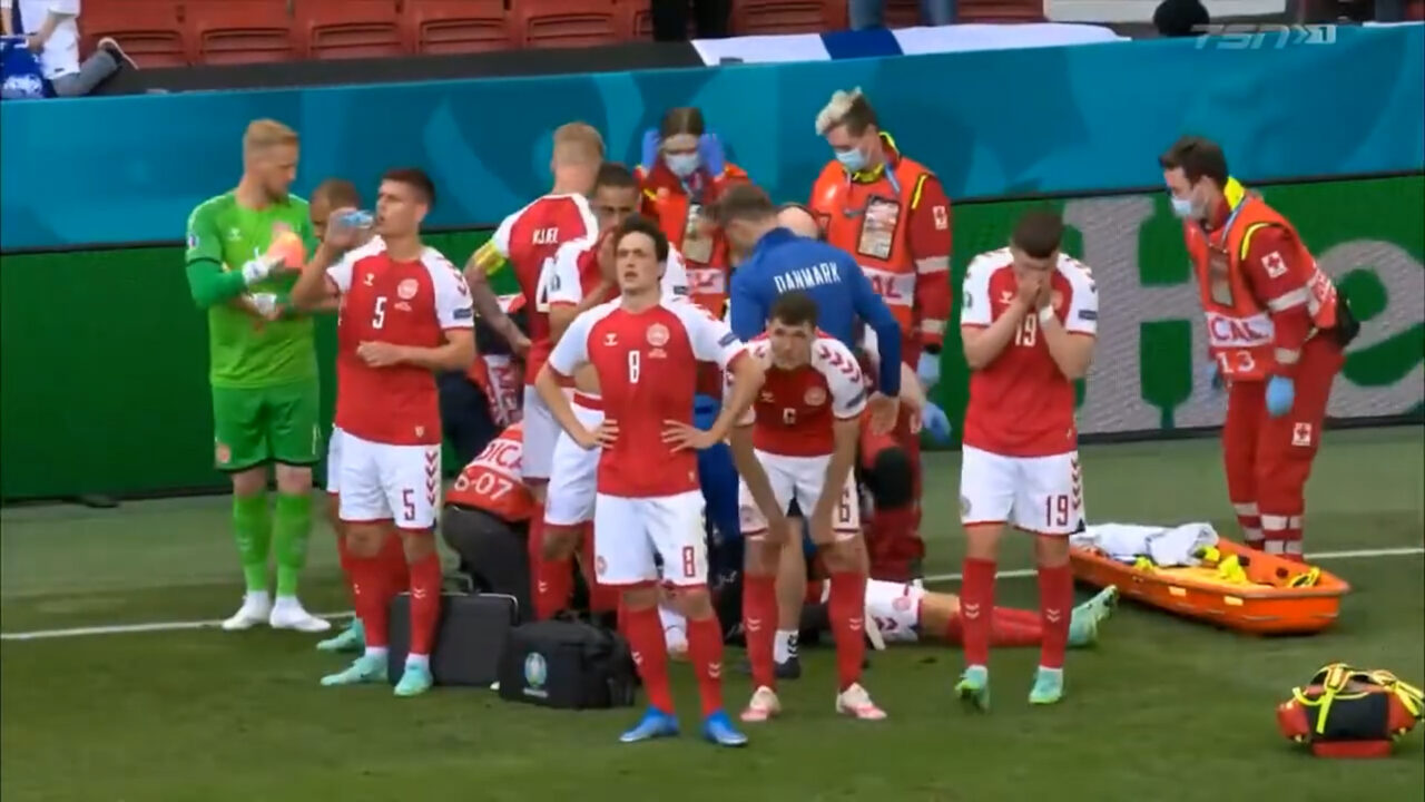 Christian Eriksen, fotbalistul care a fost la un pas de moar
