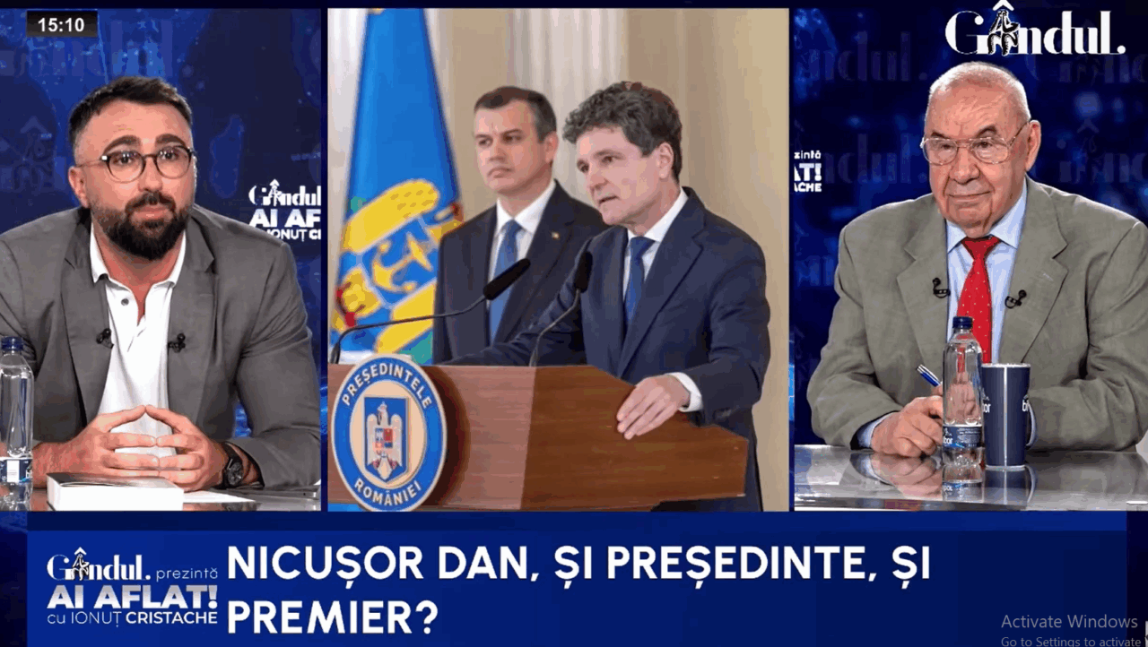 Ionuț Cristache: Suntem la câteva zile distanță și îi dăm toată puterea lui Nicușor Dan