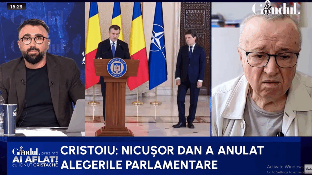 Cristoiu, verdict dur în cazul nominalizării lui T