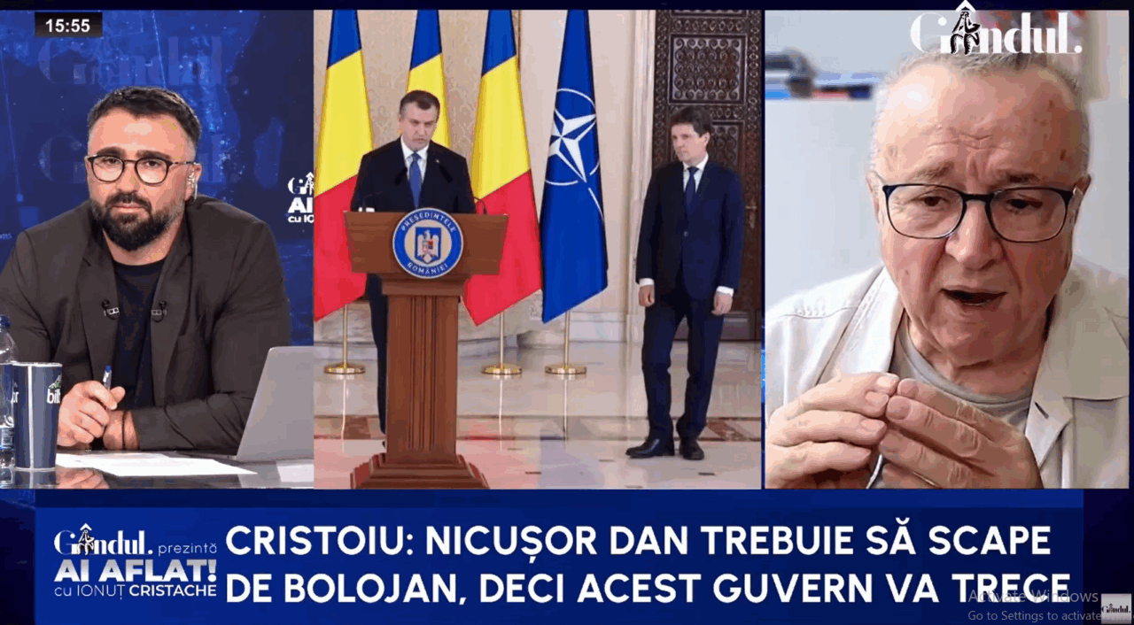 Cristoiu: Dacă trece guvernul Tomac, vom fi prima 