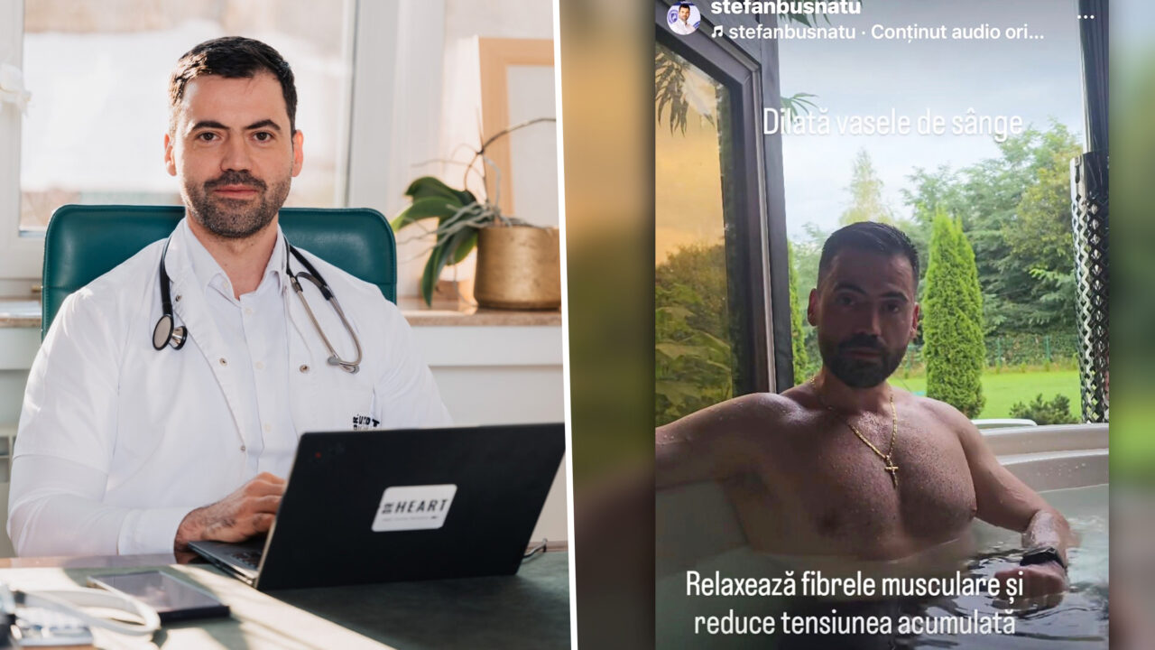 Sfaturi medicale la bustul gol, din cadă, de la posibilul viitor ministru al Sănătății: „Relaxează fibrele musculare și reduce tensiunea”