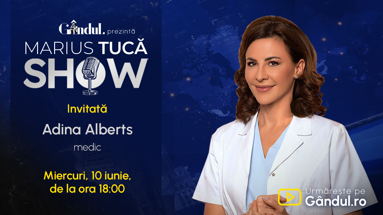 Marius Tucă Show începe miercuri, 10 iunie, de la ora 18.00,