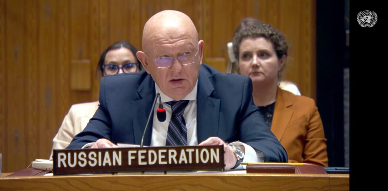 Ce spune reprezentantul Rusiei la ONU despre drona din Galați: „Dacă era dronă rusească, cu 15 kg de exploziv, nu vedeați acel foc mic”