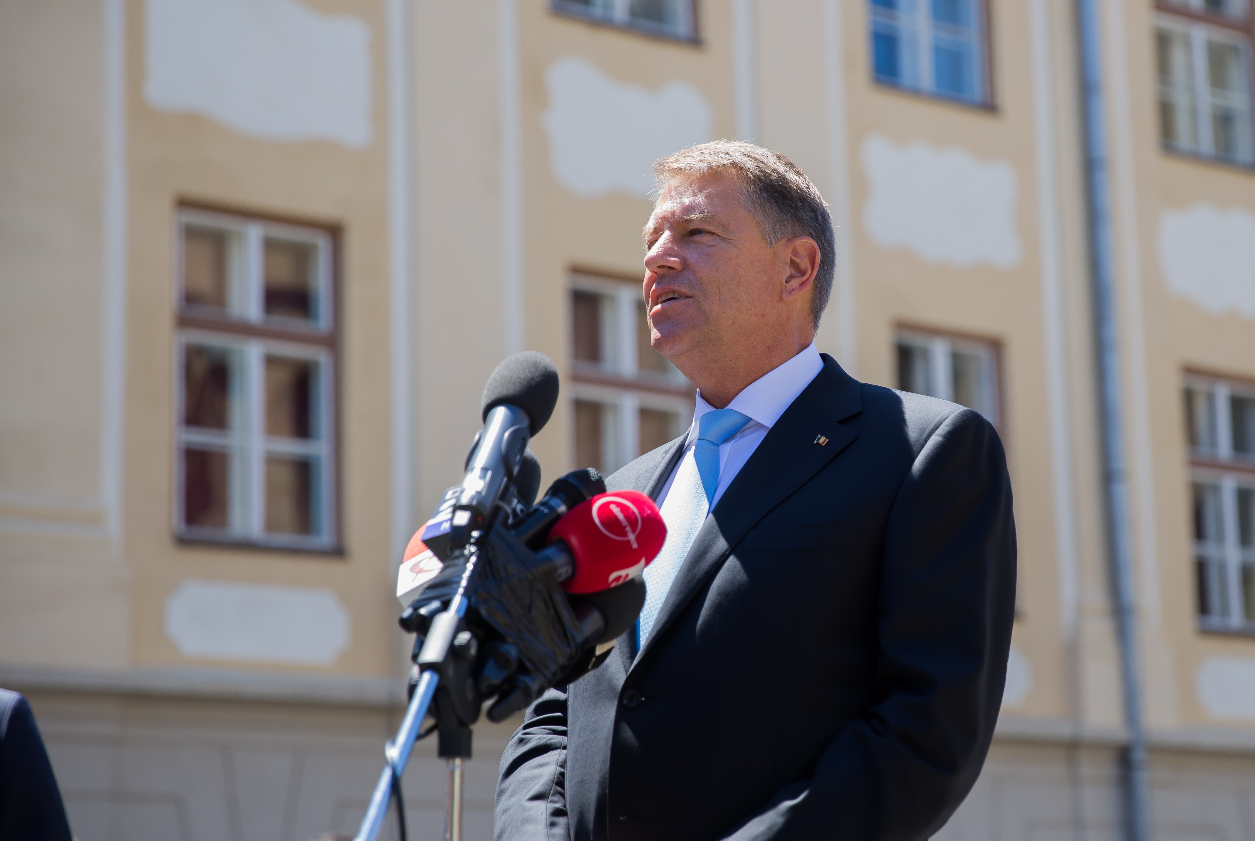 Iohannis participă la Întâlnirea Internațională a Sașilor de la Sibiu. Președintele se întâlnește cu ministrul bavarez pentru afaceri europene