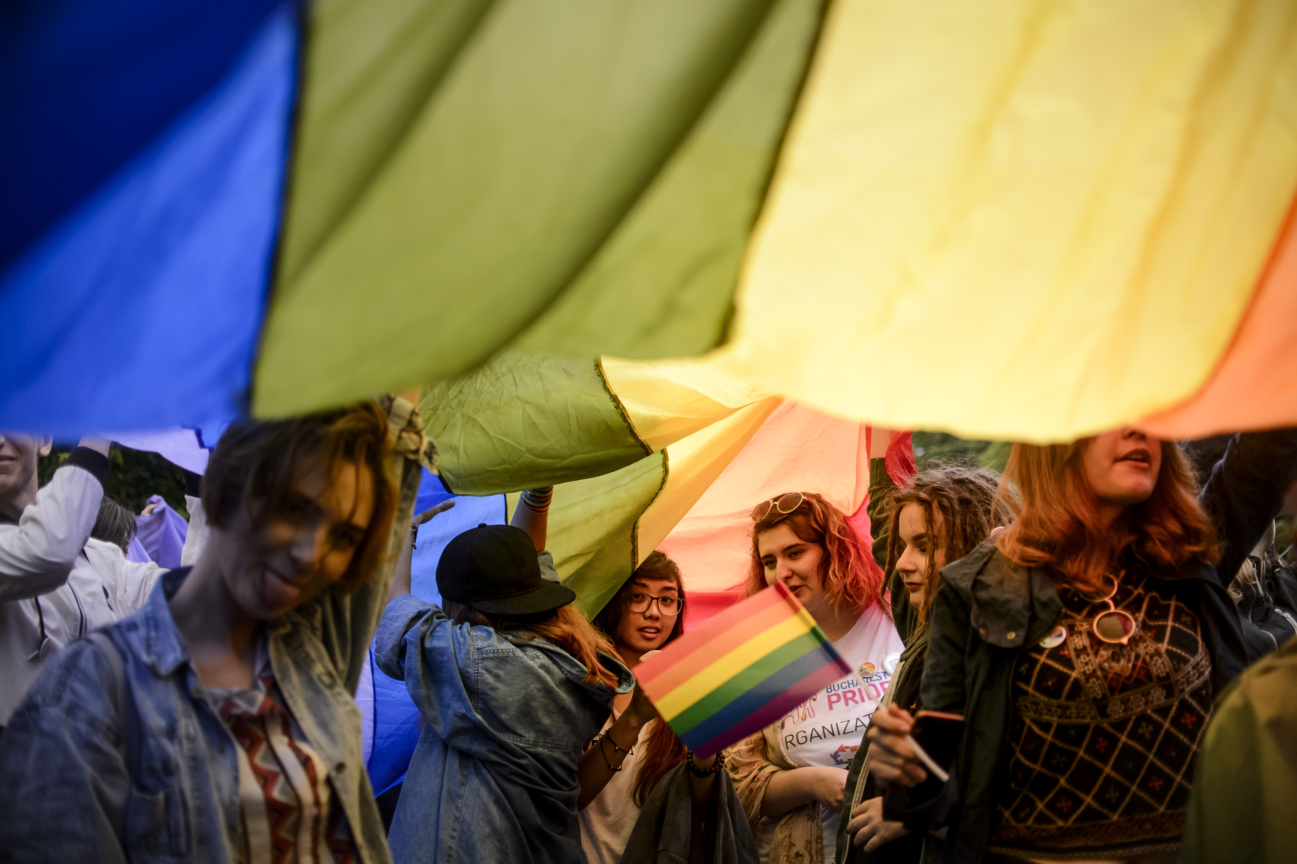 Bucurie într-un CLUB DE GAY din Bucureşti, după eşecul Referendumului. Nu  există familie tradiţională, tradiţional este porcul