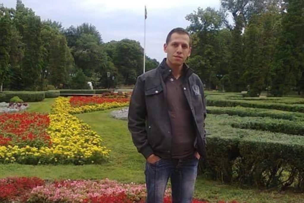 George Alin Radu, voluntar în Galați / Sursa: Facebook