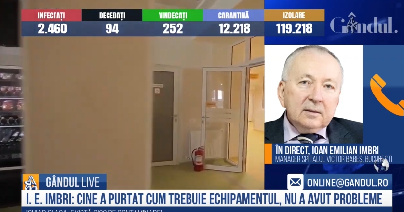 Dr. Emilian Imbri: Reacțiile după a doua doză de vaccin pot fi ceva „mai zgomotoase”