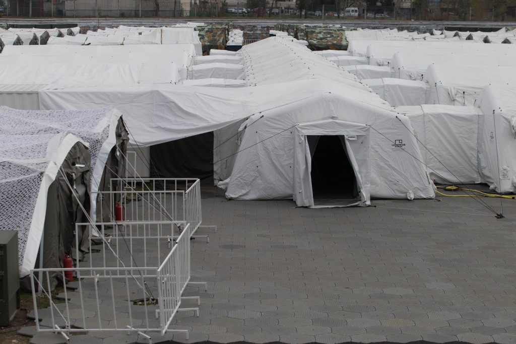 Spitalul militar modular de la Constanța a fost redeschis de urgență pentru pacienții evacuați în urma incendiului de la Spitalul de Boli Infecțioase