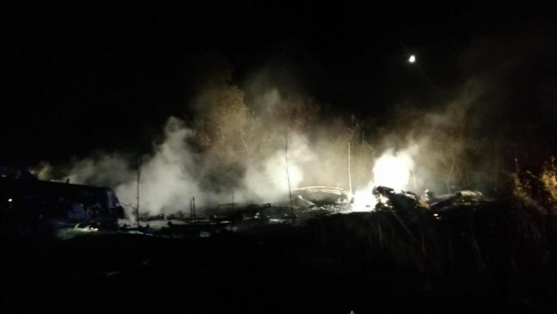 Incendiu în apropierea unei instalații nucleare de lângă Harkov