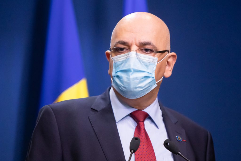Arafat: Sperăm ca măsurile luate recent să ducă la sistarea creșterii numărului de infectări cu SARS-CoV-2. Câte municipii din România au rata de incidență de peste 3 la mia de locuitori