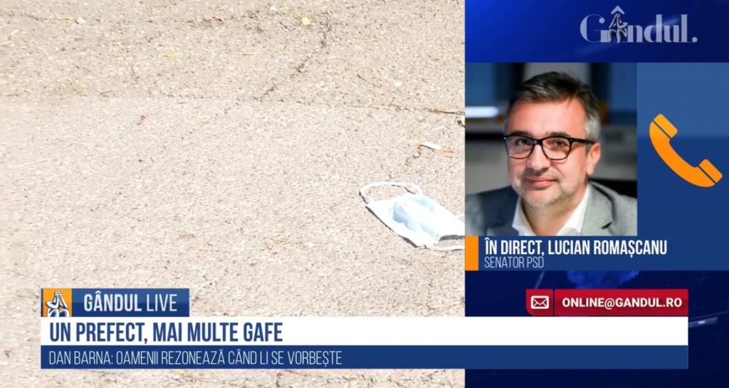 GÂNDUL LIVE. Lucian Romașcanu, senator PSD: Lucrurile sunt mai grave decât ne spun cei care guvernează. Așa cum PSD a plătit pentru greșelile sale, așa trebuie să plătească și ei!