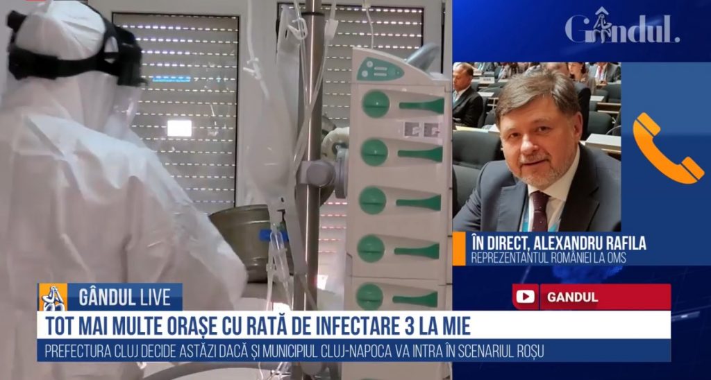 GÂNDUL LIVE: Alexandru Rafila, după declarațile prefectului Capitalei: Nu e concurs de poezie, mai ales într-o criză majoră de sănătate publică./ Mi s-a părut o bâlbâială îngrozitoare