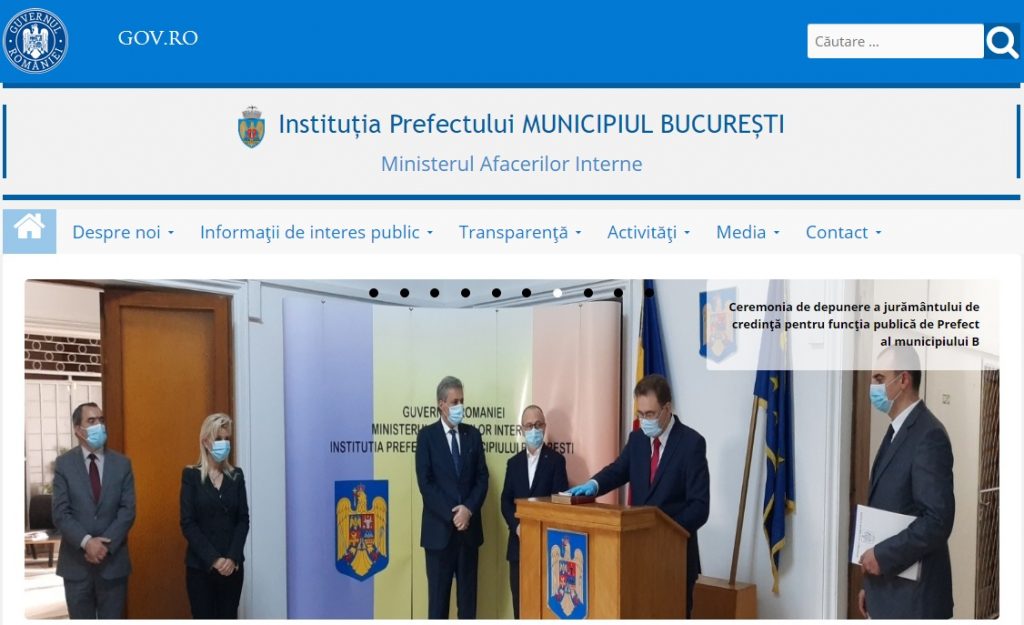 Un site care „vinde” jucării sexuale putea fi accesat de pe pagina de internet a Prefecturii București