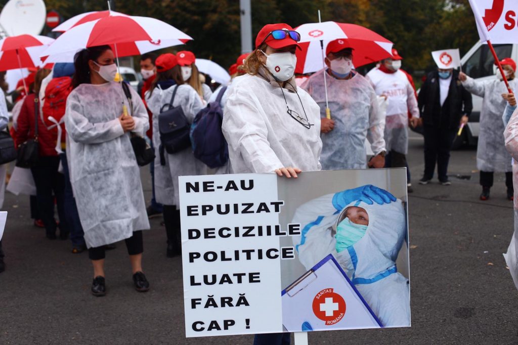 Cadrele medicale au decis să iasă joi în Piața Victoriei, să protesteze în fața Guvernului!