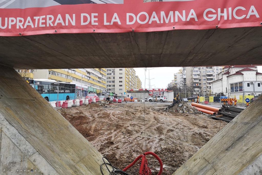 Gabriela Firea anunță că lucrările la Pasajul Doamna Ghica au fost oprite: „Eu și echipa mea am respectat toate termenele de execuție. S-a lucrat la foc continuu. Acum este totul blocat”
