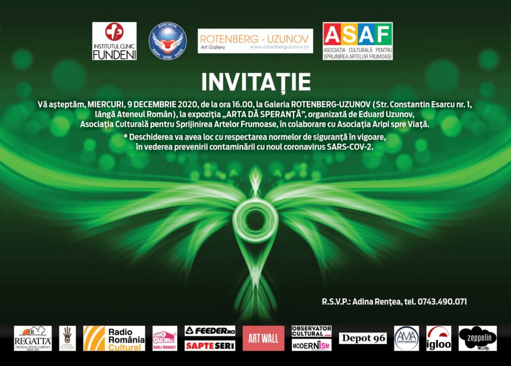 Peste 20 de artiști vor transforma etajul 6 al Institutului Clinic Fundeni, în galerie de artă pentru copiii grav bolnavi