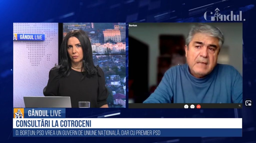 GÂNDUL LIVE. Dumitru Borțun: „Marcel Ciolacu a refuzat să răspundă la întrebări. Jalnic! Dar de ce nu răspunzi?”