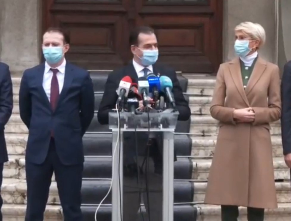 Ludovic Orban, declarații după întâlnirea cu Klaus Iohannis: Florin Cîțu, propunerea de premier / Președinția Camerei Deputaților să fie deținută de președintele PNL / Excludem orice participare a PSD la guvernare