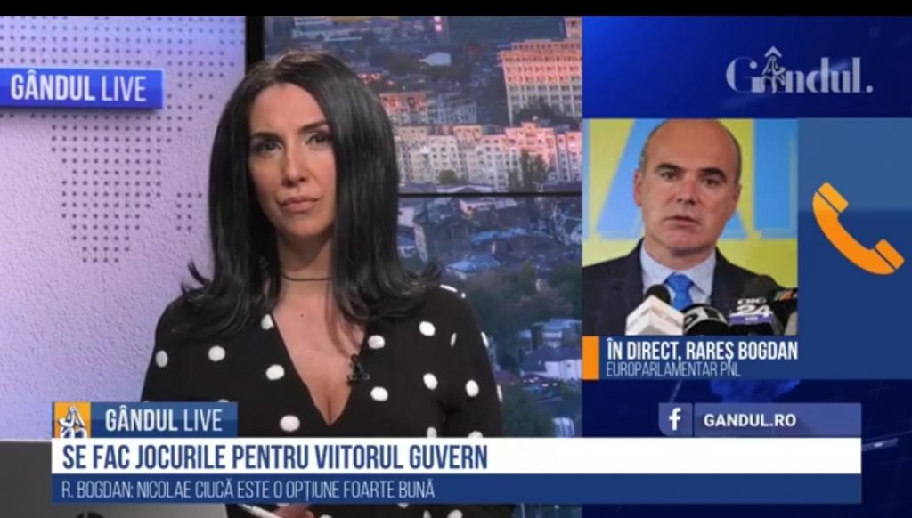 Europarlamentarul PNL, Rareș Bogdan, la GÂNDUL LIVE: „Ar fi o greșeală majoră dacă am începe să  tranzacționăm parlamentari de la PSD. Vom păstra algoritmul bazat pe scorurile electorale”
