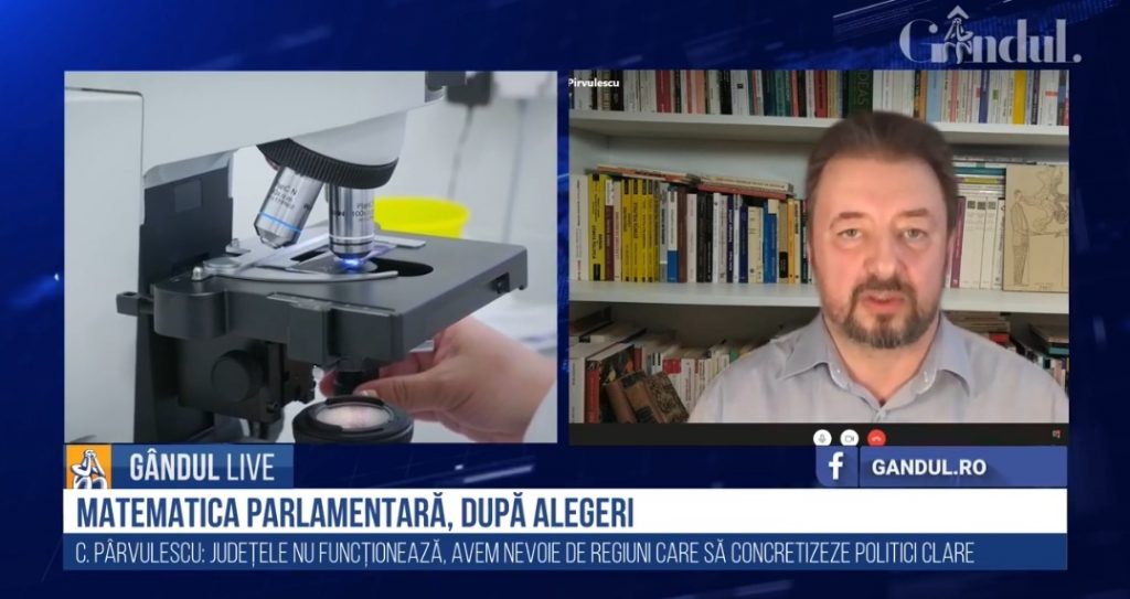 Politologul Cristian Pîrvulescu la GÂNDUL LIVE: „Va exista o majoritate parlamentară fragilă, din cauza apariției partidului AUR, pe care Klaus Iohannis nu și-o dorea/ Programul președintelui va fi unul moderat”