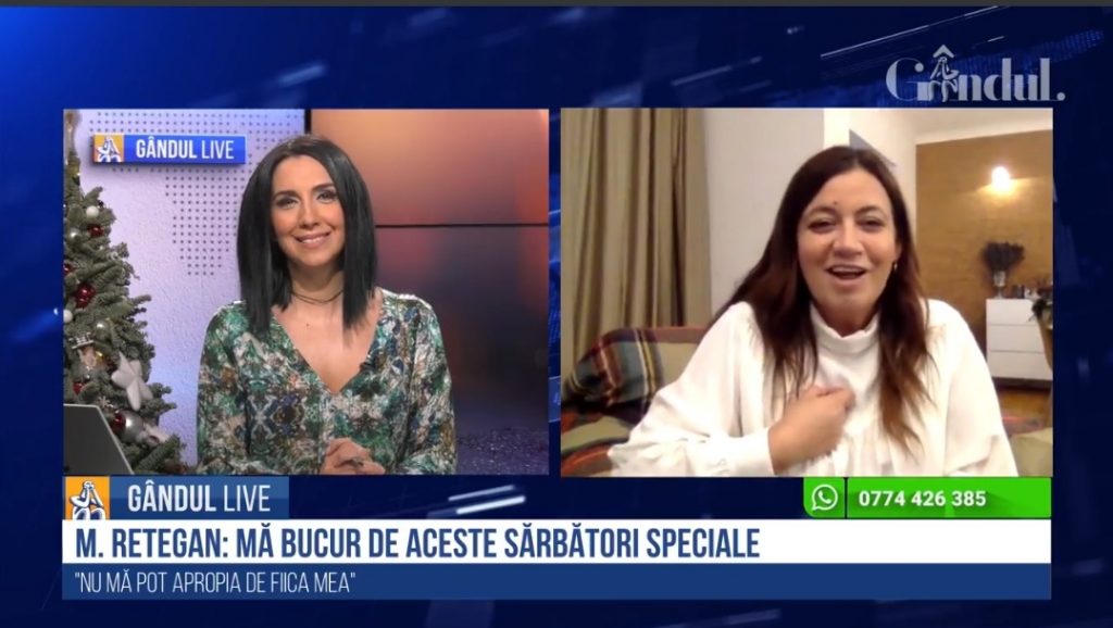 EDIȚIE SPECIALĂ GÂNDUL LIVE. Mirela Retegan, fondatoare „Gașca Zurli”: „Nu stresați familia cu Crăciunul perfect. Copiii vă vor fericite! | În seara aceasta, de la ora 20.00, colegii mei au pregătit pe Facebook un spectacol unic”