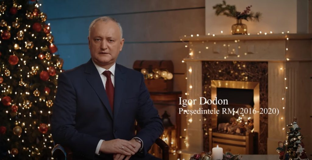Televiziunile pro-ruse din Republica Moldova vor transmite mesajul lui Dodon în noaptea dintre ani, nu al Maiei Sandu, președintele țării