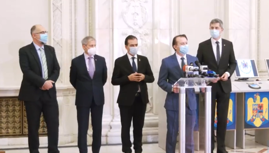 A doua rundă de consultări la Cotroceni. Cîțu: Îmi voi asuma această guvernare/ Cioloș: I-am propus președintelui să lucrăm împreună pentru că România va avea nevoie de reforme
