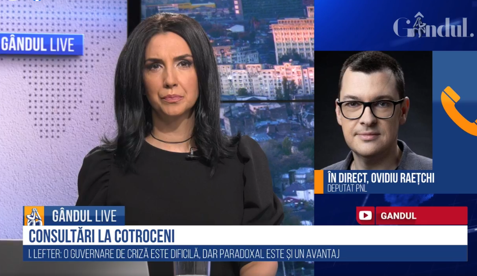 GÂNDUL LIVE. Ovidiu Raețchi: „Cei de la AUR ar trebui să răspundă penal pentru că îi laudă pe Zelea Codreanu și pe Antonescu!”