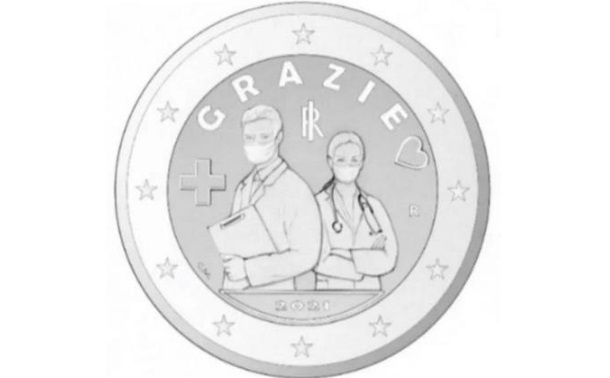 Italia aduce un tribut medicilor în contextul pandemiei: Vor apărea pe moneda de 2 euro!