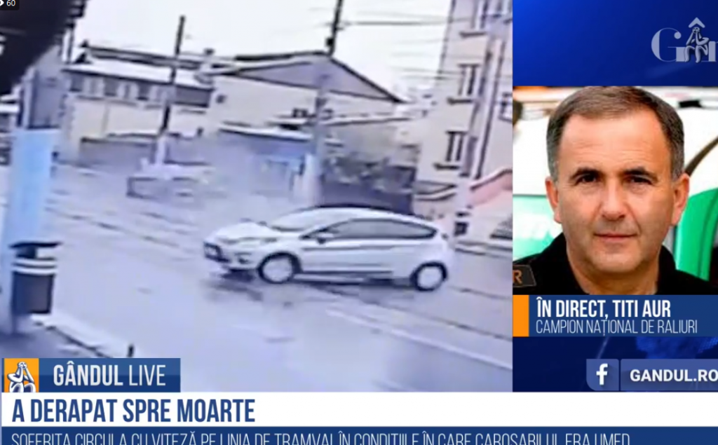 GÂNDUL LIVE. Titi Aur a explicat ce greșeli a făcut o tânără care a murit după ce a derapat cu mașina în Capitală!