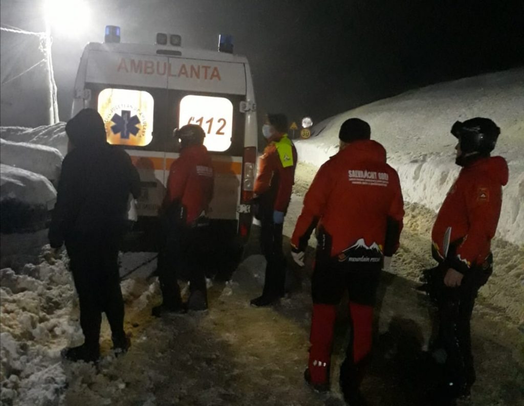 Albanez aflat în stop cardiac la Rânca, salvat de salvamontiștii din Gorj