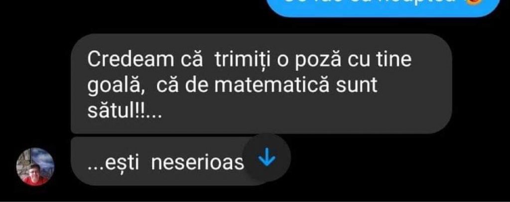 Profesor de matetematică, acuzat că a hărțuit o elevă: „Credeam că trimiți o poză cu tine goală. Eram în timpul liber, pot agăța câte c***e vreau eu!”