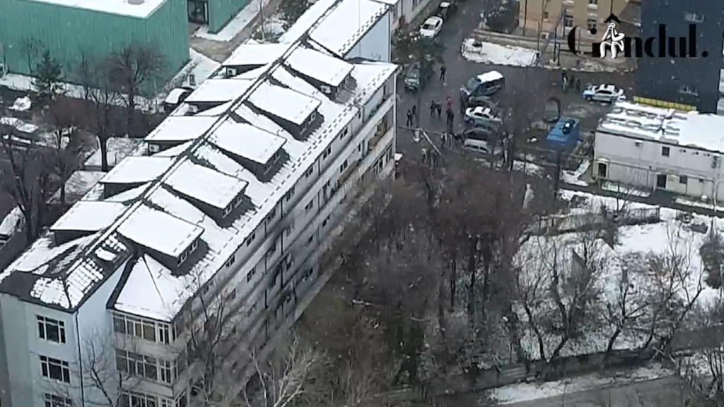 VIDEO EXCLUSIV. Imagini filmate cu drona la Institutul „Matei Balș”! Ce se întâmplă acum în curtea spitalului, unde jurnaliștii nu au voie să pătrundă?!