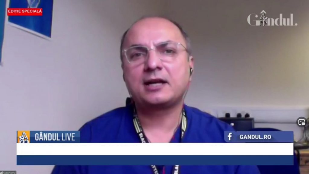 Webinar Gândul și Medici pentru România. Tudor Toma, pneumolog în Marea Britanie: „Vaccinarea reprezintă cea mai sigură intervenție pe care noi o putem face, ca medici”