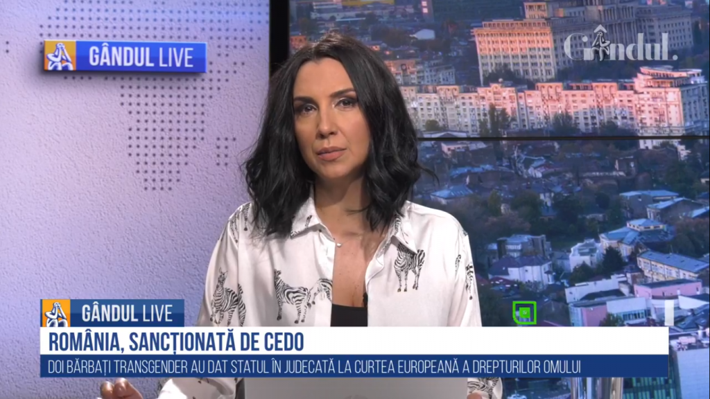GÂNDUL LIVE. România a încălcat drepturile persoanelor transgender / Avocatul Adrian Cuculis: Decizia CEDO este de o mare importanță / Mirela Secan, mamă de copil transgender: Regret că nu mi-am acceptat copilul mai devreme