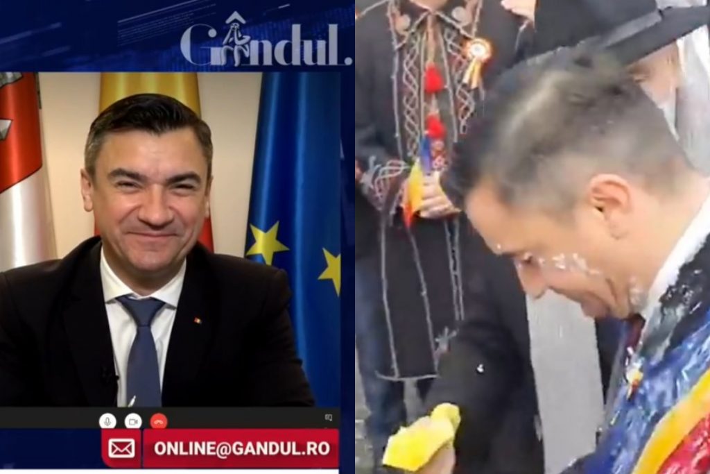 Probleme pentru bărbatul care l-a stropit cu iaurt pe Mihai Chirica! Rămâne internat la Socola