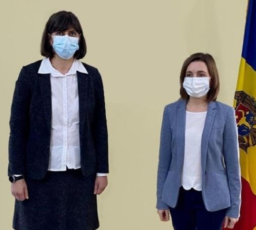 Maia Sandu, întâlnire cu Laura Codruța Kovesi, la Bruxelles. “Este un prim pas!” Ce au discutat