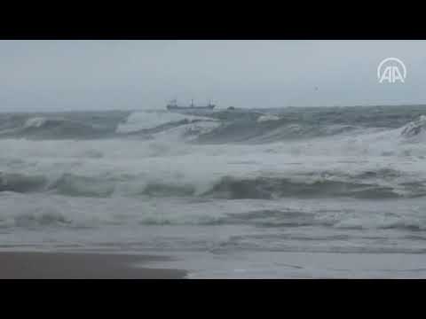 O navă rusească de transport marfă s-a scufundat în Marea Neagră, în largul coastelor provinciei Bartin din Turcia (VIDEO)